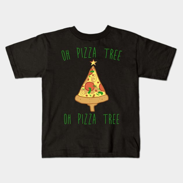 Oh Pizza Tree Oh Pizza Tree Kids T-Shirt by joshp214